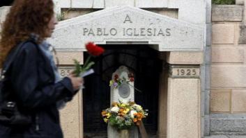 Los profanadores de las tumbas de Pablo Iglesias y Pasionaria estuvieron en la manifestación de Colón