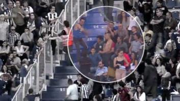 Un aficionado del Real Madrid provoca a los del Alavés y recibe una brutal agresión