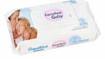 Carrefour retira tres lotes de toallitas de bebé por la presencia de una bacteria