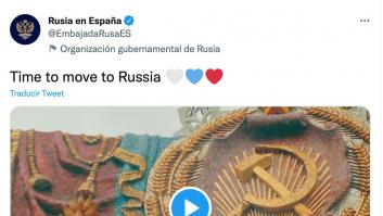 La Embajada de Rusia en España pone un tuit que causa estupefacción: "Creí que era parodia"