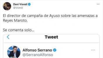 Un diputado del PSOE carga contra el jefe de campaña de Ayuso por su tuit sobre el autor de las amenazas