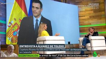 "Me parece borreguil": el fuerte pique de Cristina Pardo con Álvarez de Toledo en 'Liarla Pardo'