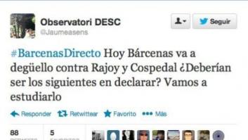 Jaume Asens (DESC): Así se ha filtrado en directo en Twitter la declaración de Bárcenas