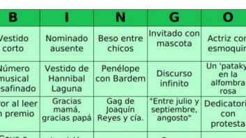 El Bingo de los Goya 2015: imprímelo y juega con tus amigos