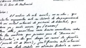 Bárcenas envía una carta al juez: 