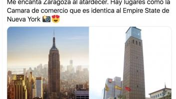 Las respuestas a este tuit comparando un edificio de Zaragoza con el Empire State son lo mejor que verás hoy