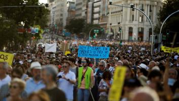 Miles de personas se manifiestan en la capital en defensa de Madrid Central