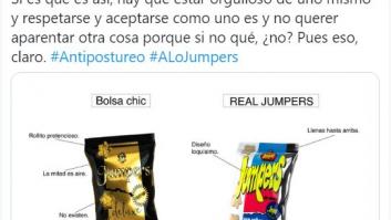Un tuit de la marca de patatas Jumpers provoca un tsunami de reacciones: la revelación que lo cambia todo