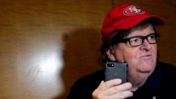 Michael Moore entra en la Torre Trump: "Estoy aquí, quiero hablar con usted"