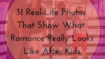Cómo mantener el romanticismo cuando tienes hijos en 31 fotos