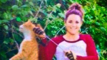 Suspenden a la veterinaria que posó con un gato atravesado por una flecha