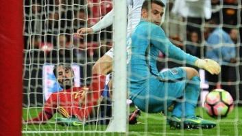 La loca celebración de Carreño, Camacho y Kiko en Telecinco por el gol de España contra Inglaterra