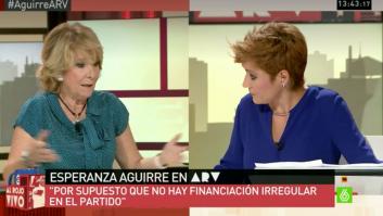 La reacción de Cristina Pardo al recordar esta respuesta de Aguirre en 2015 sobre la corrupción en el PP