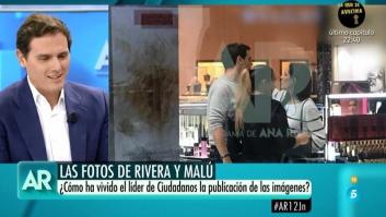 La cortante reacción de Rivera cuando Ana Rosa (Telecinco) le ha preguntado por Malú: luego se lo tomó mejor