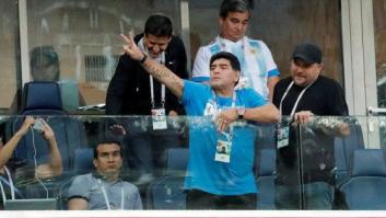 El detalle en esta foto de Maradona que más se está comentando