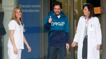 Fernando Alonso abandona el hospital tres días después de su accidente