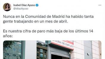La respuesta de la cuenta oficial de Podemos a este tuit de Ayuso que pocos vieron venir