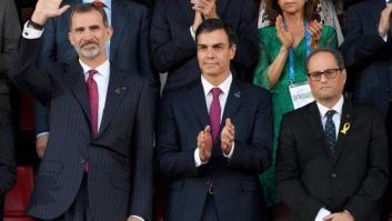 El Rey y Quim Torra inauguran juntos los Juegos Mediterráneos
