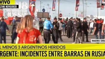 Al menos tres heridos en una pelea por una entrada junto al estadio del Argentina-Croacia