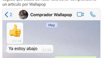 Hay meteduras de pata y luego está esto: el mensaje en WhatsApp que le mandó por error un comprador de Wallapop