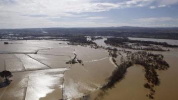 Pérdidas de 50 millones de euros y 45.000 hectáreas inundadas por la crecida del Ebro