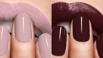 El truco de los labios y las uñas del mismo color