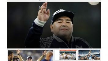Las portadas de la prensa internacional por la muerte de Maradona