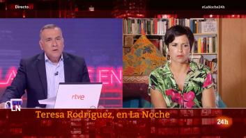 Preguntan a Teresa Rodríguez por Juanma Moreno y lo define con una palabra muy andaluza