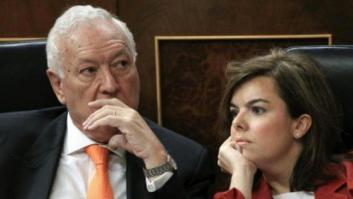 Margallo dice que hará "todo lo posible" para que Sáenz de Santamaría no sea portavoz del PP