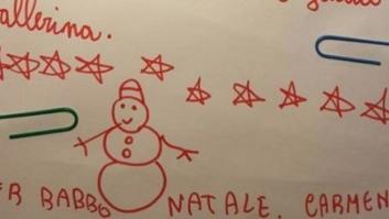 La carta viral de una niña de 6 años a Papá Noel y su tierna petición