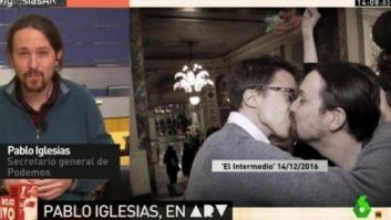 Iglesias se pronuncia sobre su beso con Errejón