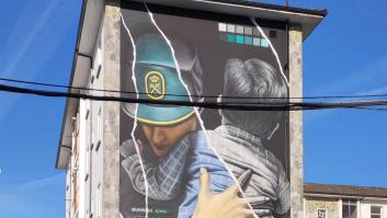 Diego As, autor del mejor grafiti del mundo, impresiona con este mural sobre la Guardia Civil