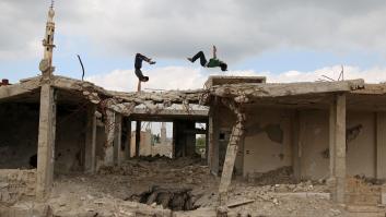 Los jóvenes sirios encuentran la libertad en el parkour (GALERÍA)