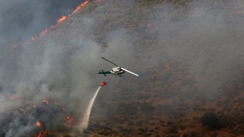 Estabilizado el incendio forestal del Cerro de San Miguel de Granada