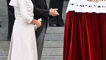 Meghan y Harry asisten a su primer acto público con la familia real después de dos años