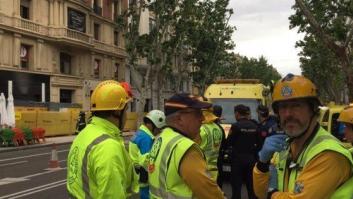 Al menos dos desaparecidos tras el derrumbe de un edificio en el centro de Madrid