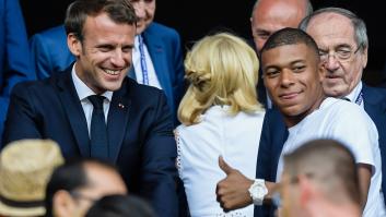 Macron confirma que aconsejó a Mbappé seguir en Francia: "Es papel de un presidente defender el país"