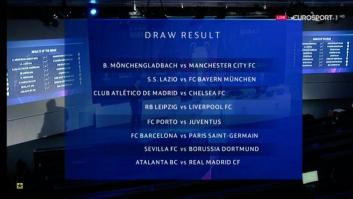 Octavos de Champions: Atalanta-Real Madrid; Barça-PSG; Atlético-Chelsea y Sevilla-Dormund
