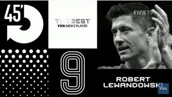 Robert Lewandowski gana el premio 'The Best' por delante de Messi y de Cristiano Ronaldo