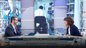 Encontronazo entre Maroto y Mónica López: "La única pregunta que no me esperaba en TVE"