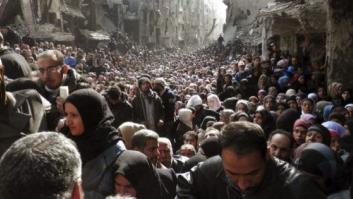 18.000 personas atrapadas por el fuego cruzado en un campo de refugiados sirio