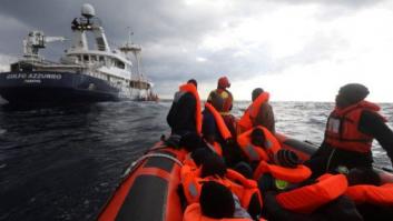 Primer rescate de inmigrantes en el Mediterráneo de 2017: casi 250, entre ellos varios niños
