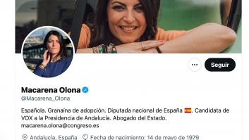 Un experto en datos analiza la cuenta de Twitter de Olona y se da cuenta de ESTO