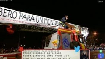 El original lema de los bomberos de Madrid en la Cabalgata de Reyes