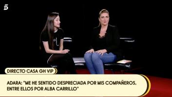 Carlota Corredera desvela en 'Sálvame' lo que no se vio de este extraño momento con Adara