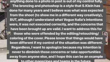 Por qué ha causado tanta polémica la última portada de 'Vogue' de Gigi Hadid