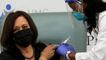 Kamala Harris se vacuna contra el coronavirus: "Quiero pedir a todo el mundo que lo haga"