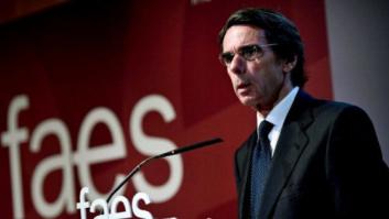 Aznar dice que seguirá trabajando por España pero desde FAES