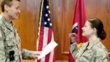 Tres militares de EEUU sancionados por jurar el cargo con una marioneta