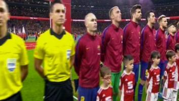 Así ha sido la pitada al himno de España durante la final de la Copa del Rey